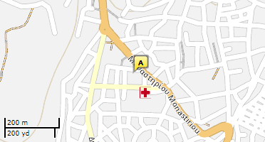 Location of business on map