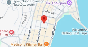Location of business on map