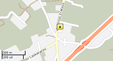 Location of business on map