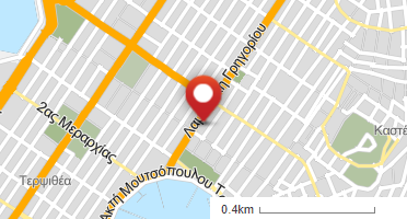 Location of business on map