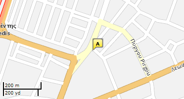 Location of business on map