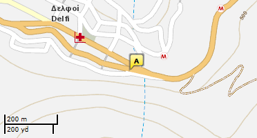 Location of business on map