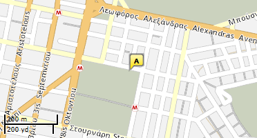 Location of business on map