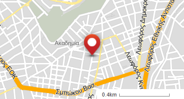 Location of business on map