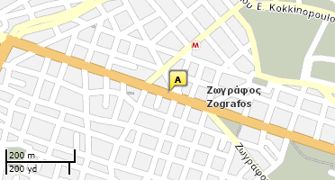 Location of business on map