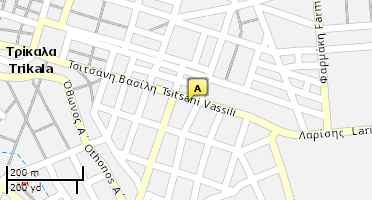 Location of business on map