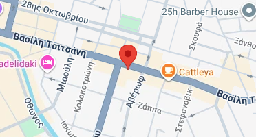 Location of business on map