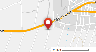 Location of business on map