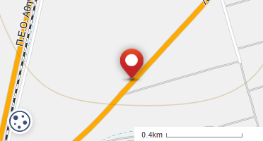 Location of business on map