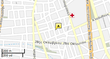Location of business on map
