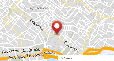 Location of business on map