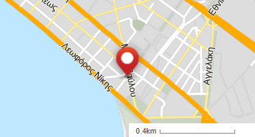 Location of business on map