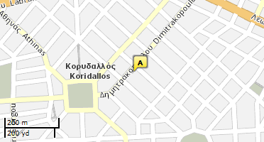 Location of business on map