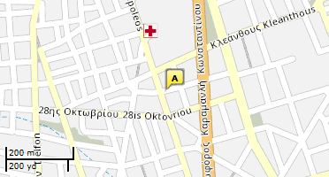 Location of business on map