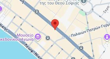 Location of business on map