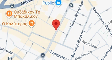 Location of business on map
