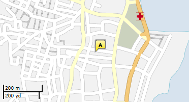 Location of business on map