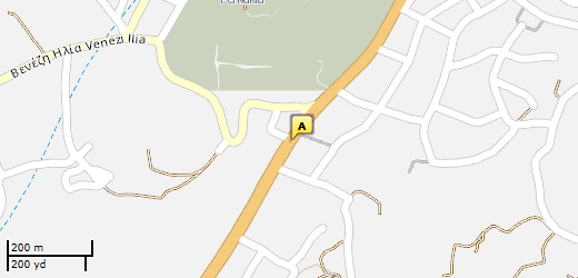 Location of business on map