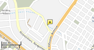 Location of business on map