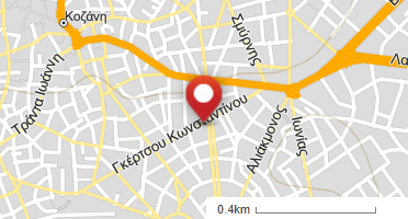 Location of business on map