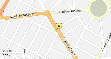 Location of business on map