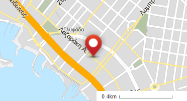 Location of business on map