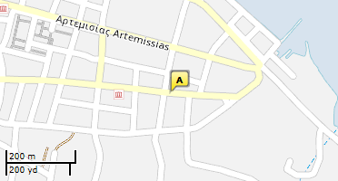 Location of business on map