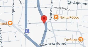 Location of business on map