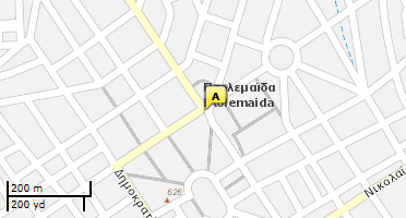 Χάρτης και σημείο της επιχείρησης
