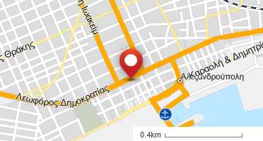 Location of business on map