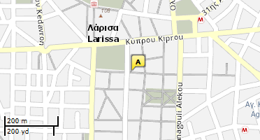 Location of business on map