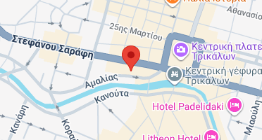 Location of business on map
