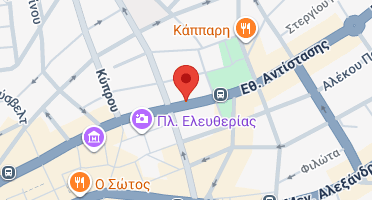 Location of business on map