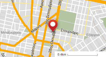 Location of business on map