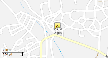 Location of business on map