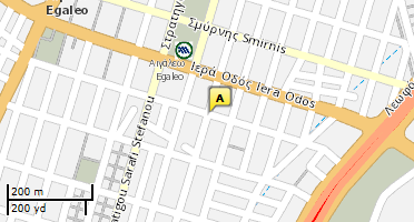 Location of business on map