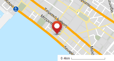 Location of business on map