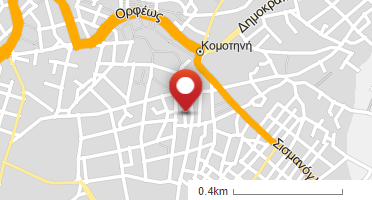 Location of business on map