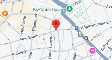 Location of business on map