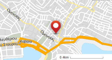 Location of business on map