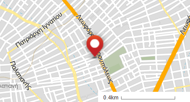 Location of business on map