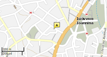 Location of business on map