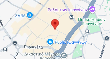 Location of business on map
