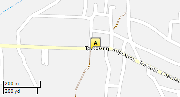 Location of business on map