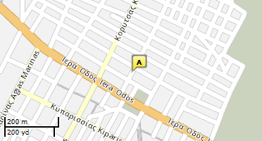 Location of business on map