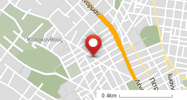 Location of business on map