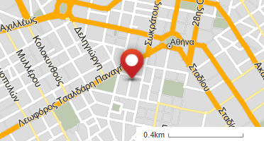 Location of business on map