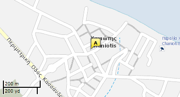 Location of business on map