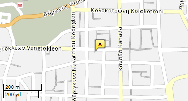 Location of business on map