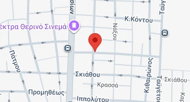Location of business on map